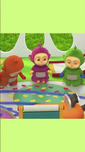 TiddlyTubbies | Painting for Harold and the Blue Crayon topic | Shows for Kids #shorts