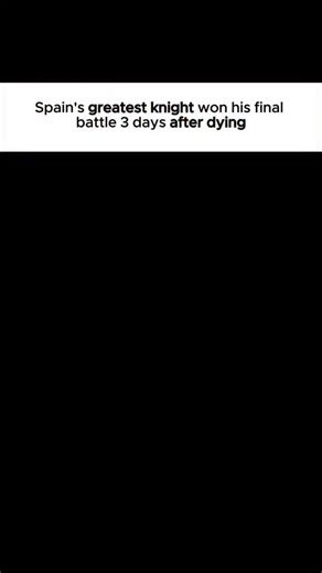 Motivation | Wisdom | Growth on Instagram: "El Cid was dead. Stone cold. Three days rotting. His wife had a decision. The enemy army was at the gates. 50,000 of them. The city had maybe 5,000 defenders. Without El Cid, Spain would fall. So she did something insane: She strapped her husband’s corpse to his horse. Full armor. Sword tied to his hand. His famous red cape flowing. Then she opened the gates. Dawn. The enemy scouts saw him first. El Cid. The man they’d feared for 20 years. Riding out a
