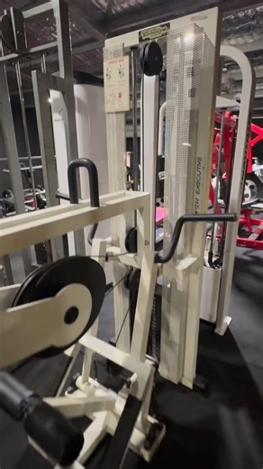 South Coast Barbell on Instagram: "New additions to our already stacked club: • Magnum OG Hack Squat • Calgym Shoulder Press • OG Technogym Vertical Row The Magnum hack squat gives you a proper fixed path with a large adjustable footplate and serious load capacity stable, heavy, and built to be pushed hard. The Calgym shoulder press is plate-loaded with a strong pressing angle and smooth resistance curve. Simple setup, consistent tension, no wasted movement. The OG Technogym vertical row gives a