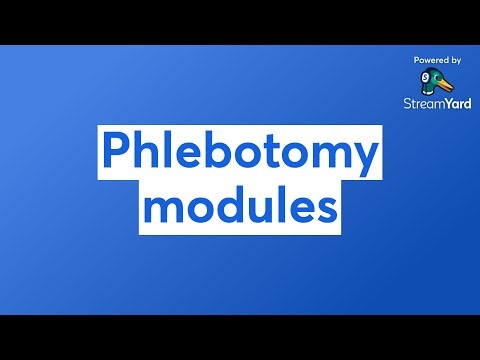 Phlebotomy modules