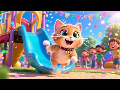 Learning Colors with Baby Cat 🌈 | Color Learning Song for Kids | Fun Educational Nursery Rhyme