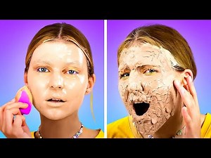 We Tried 100 LAYERS OF MAKEUP CHALLENGE And Viral TIKTOK Beauty Hacks, YAY OR NAY? 😍