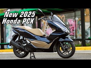 New 2025 Honda PCX 160 ABS in Dark Blue - First Look! Review and Walkaround