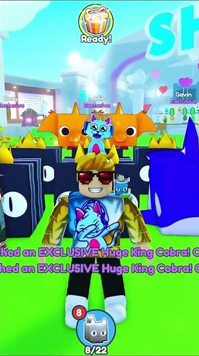 Finally Hatched Huge Angelus In Pet Simulator X #roblox #shorts