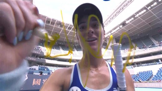 Signed and sealed ✍️ Mccartney Kessler gets the job done against Shi in straight sets. #2025ChinaOpen | WTA