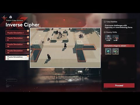 Girl's Frontline 2: Exilium - Inverse Cipher - Puzzle Simulation V Guide