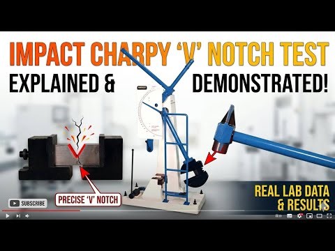Impact Test: Charpy V-Notch Experiment Step-by-Step Guide ll Learn material testing #material