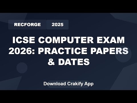 ICSE Class 10 Computer Exam 2026 | Download Sample Papers & Dates