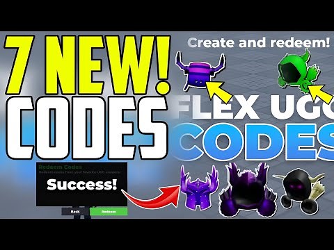 All Working FREE FLEX UGC Codes 2026 😍 | Roblox FLEX UGC Codes
