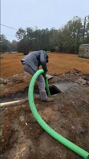 Professional Septic Service in Action