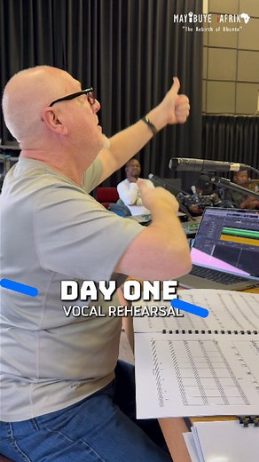 Day 1 - Vocal Rehearsal. Don’t miss out!! Book your tickets now for the 4th Edition of the Mayibuye iAfrika Concert: The Rebirth of Ubuntu at the State Theatre, Pretoria on 06 Dec 2025 | 🕢 19:30.🎟️ Tickets available on Webtickets.#TheRebirthOfUbuntu #MayibuyeiAfrikaConcert #ReconciliationMonth #Unity #Diversity #PlayYourPartSA | Billy Monama