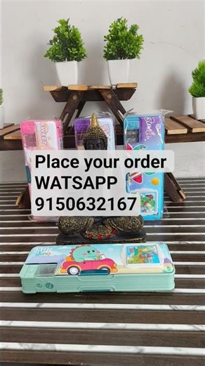 Magnetic pencil Box for boys and girls|stationery item|Birthday Gift for kids