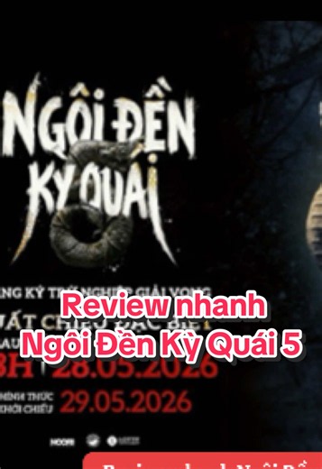 Review nhanh Ngôi Đền Kỳ Quái 5 - Pee Nak 5: Hài banh nóc - Hù vừa đủ - Đủ máu mặt hội tụ nè mấy ní! - Pee Nak 5 vẫn giữ đúng chất kinh dị hài Thái Lan cực duyên, coi vừa cười vừa rén nhưng không bị nặng đô quá mức. Phim quậy tưng từ đầu tới cuối, nhịp nhanh gọn. Vẫn tự đặt câu hỏi sao nhóm này sống dai bà độ dữ dị. - Điểm thích nhất là First Balloon quay lại cùng dàn nhân vật cũ tạo cảm giác hoài niệm rất đã cho ai từng theo series này. Mấy màn tung hứng, cà khịa nhau duyên cực mạnh, nhiều đoạn