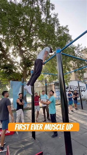 Unlocked!! First ever muscle up! Loved the reactions #muscleup #freestyle #callisthenics