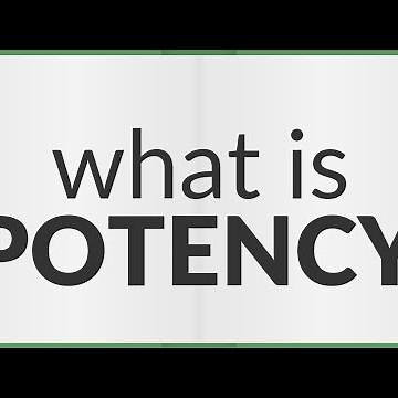 Potency | meaning of Potency