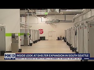 Inside look at 'Mega Shelter' expansion in South Seattle | FOX 13 Seattle