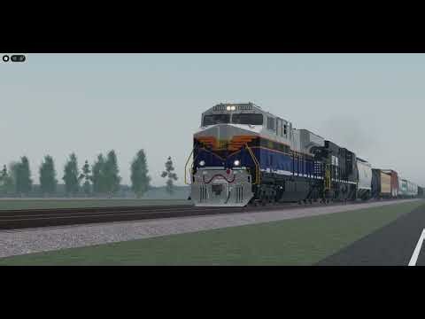 ROBLOX Railfanning at CSX Willard Subdivision S61E71: Norfolk Southern Manifest Train