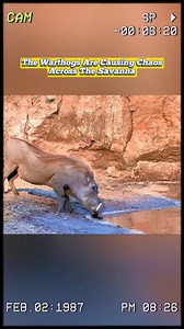 The warthog causing chaos across the savanna | Wild Animals