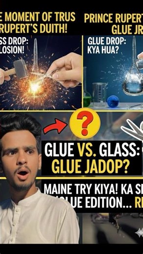 Rupert's Drop: Glass vs Glue Rod 😱