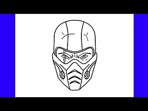 How to draw Sub Zero | Mortal Kombat | Easy Drawing | with Art by Wady