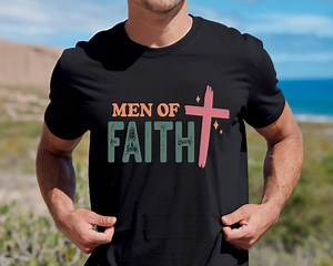Vintage Faith Shirt, Retro Christian Tee, Men’s Bible Shirt, Pastor Gift T-shirt, Church Group Tee - Etsy