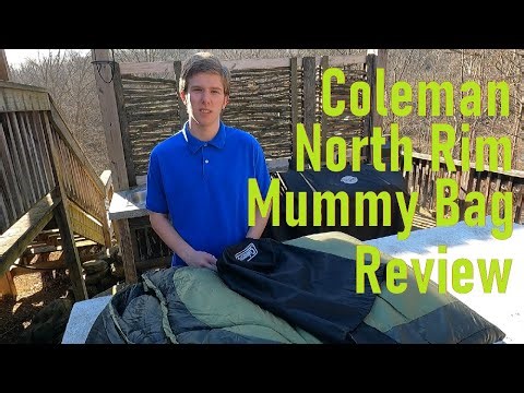 Review Coleman North Rim Adult - Mummy Sleeping Bag