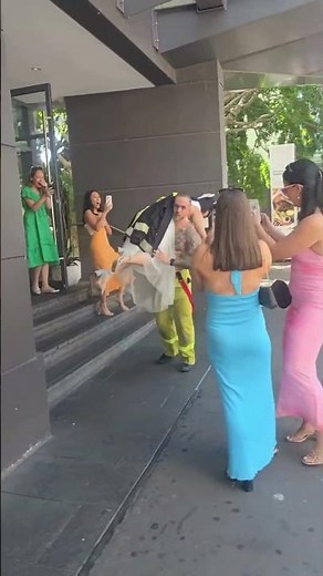 Bachelorette Party Surprise Gone Wild! 🚨 Fireman Stripper Shocks the Bride