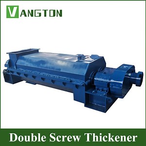 [Hot Item] Straw Pulp Double Screw Thickener Paper Machinery Squeezer for Paper Pulping Machine