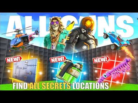 MEGA 1V1 ALL GUNS & VEHICLES MAP FORTNITE CREATIVE - FIND ALL SECRETS LOCATIONS PART 11 (ALL CODES)