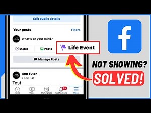 How To Fix Facebook Life Event Not Showing (2023)