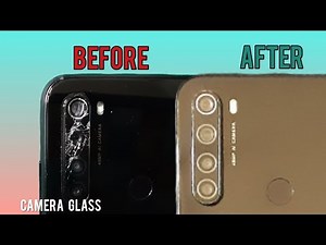 Redmi Note 8 Camera Glass replacement (EASY and CHEAP)