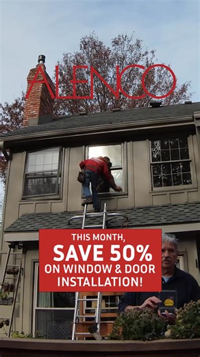 👋 Homeowners, Alenco is offering 50% OFF all Window & Door installations! ⚡️ This Month: → Get them installed in as little as 1-DAY → FREE in home estimates → Instantly boost curve appeal & home value It's the perfect time for homeowners on the fence about their window/door replacement project. INTERESTED? 👉 Click "Learn More" to see if your zip code qualifies! https://www.myalenco.com/offers #FamilyOwned | Alenco Inc.