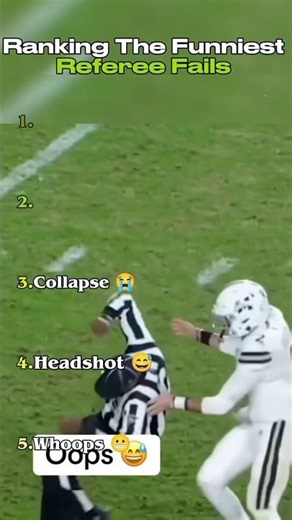 Ranking the Funniest Referee Fails 😂 | #shorts