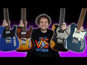 Who makes the best Telecaster in 2025? Fender vs Jet vs Ibanez vs Paoletti | Comparison & Shootout!