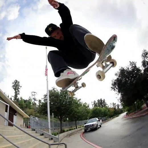 Chris Joslin Nollie Inward Heel Revert as seen in his “G-Ma” Part 🎥: Luke Lutz