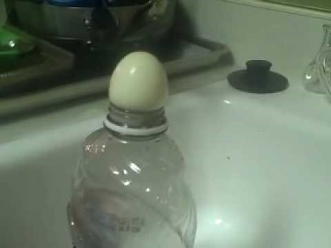 Science Fair Project: Air Pressure and the Egg Experiment