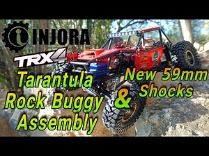 Assembling Injora Trx4M Tarantula Rock Buggy ￼- #Injora New 59mm weighted shocks ￼