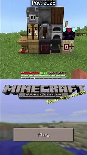 Minecraft 2013 vs 2025 🔥 Evolution That Will Shock You! #shorts