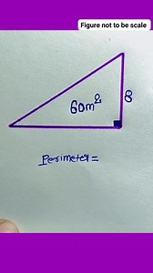 Find the Perimeter of Triangle!! #perimeter #triangle #math #mensuartion #math #brainteaser | Glows Classes_Vikash sharma
