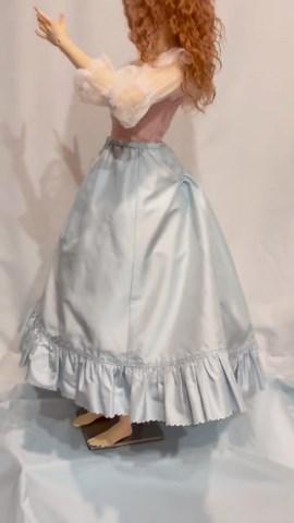 Victorian Doll Petticoat Sewing Pattern - Large 1/3 Scale - BJD - Two Skirt Options and Bustle - Etsy