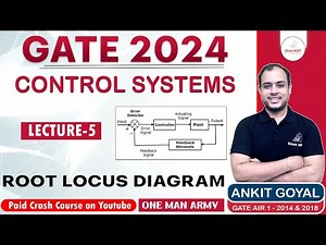 Root Locus Diagram | Control System | Paid Crash Course | GATE 2024 | Ankit Goyal | One Man Army
