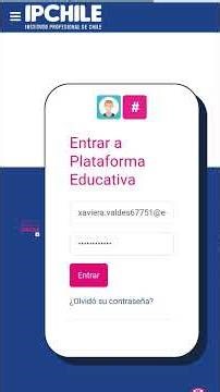 Como entrar a la plataforma de ipchile