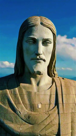 🇧🇷 Brazil ka sabse famous statue – Christ the Redeemer!Rio de Janeiro ke Corcovado mountain par bana