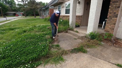 I gave this random homeowner a FREE makeover lawn cut - TIME-LAPES OF THE CRAZY YARD CLEAN UP ~~Please Follow to help support more community donation services~~ | The Boring Channel
