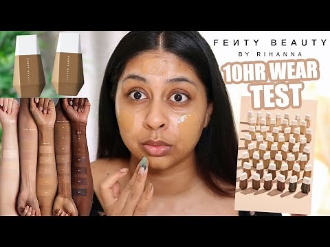 TESTING NEW FENTY BEAUTY EAZE DROP SKIN TINT
