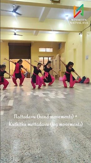 Nattadavu+Kuthithu mettadavu #dance #bharatanatyam #adavu #danceclass #classicaldance #indiandance