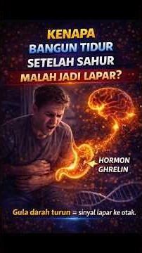 Kenapa Bangun Tidur Setelah Sahur Malah Jadi Lapar?