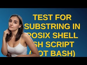 Unix: Test for substring in posix shell .sh script (NOT bash)