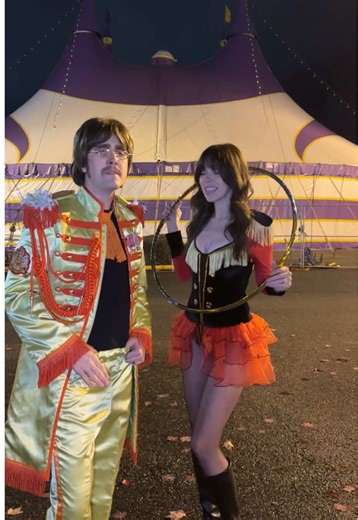 bloopers from our Mr. Kite video #outtakes #bloopers #wetried #thebeatles #beatlestok @Delaney Berg