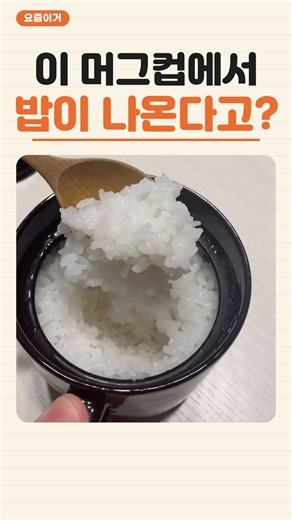 햇반 대신 쓴다는 머그컵의 정체. #머그컵밥솥 #전자레인지밥 #1인밥솥#1인가구 #자취꿀템 #혼밥 #살림꿀템 #요즘이거